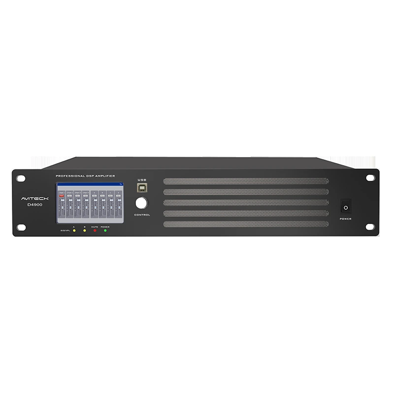 4 Ch 900W Dante DSP мережевий підсилювач живлення