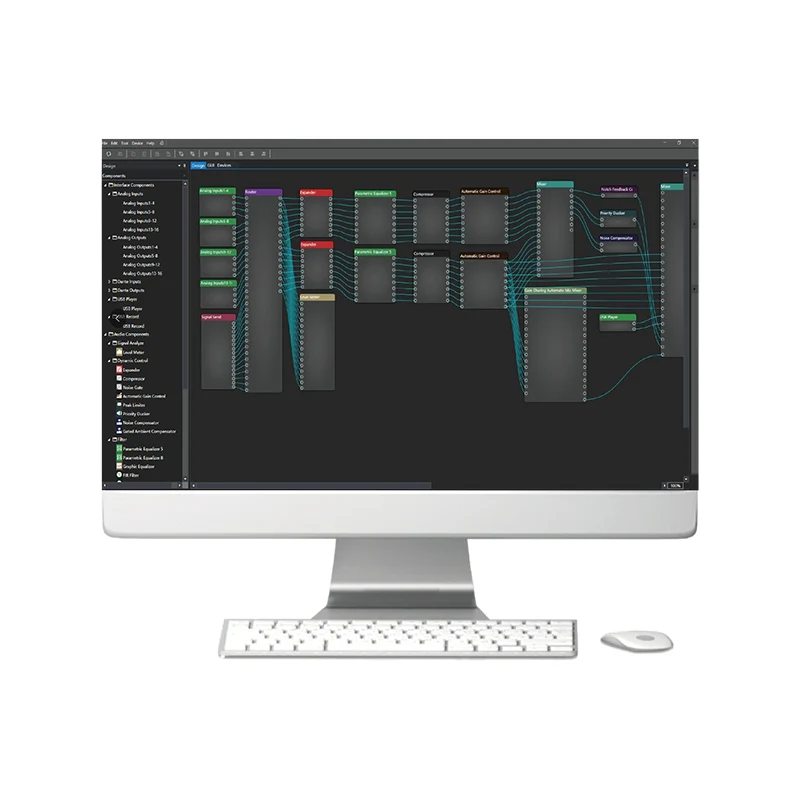 Dante 64 in 64 Out Open Architecture DSP Network Audio Processor